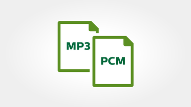 Stereo MP3 and PCM